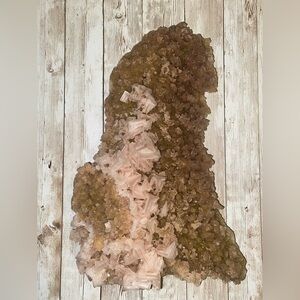 Halite on Trona, Searles Lake, Trona, California 14”x8.5”x3”